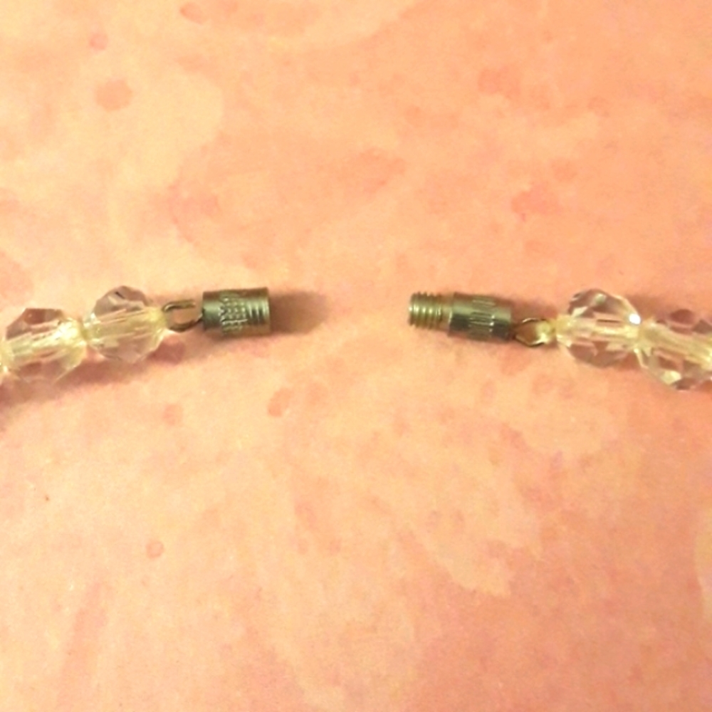 NWT Stunning Crystal Necklace made in Czechoslovakia, original from the 1950s - Picture 4 of 7